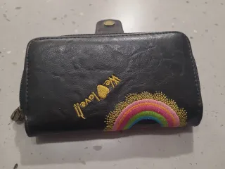 Cartera - Monedero Desigual Negro Multicolor