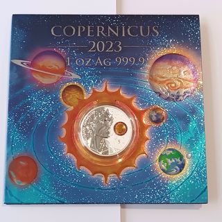 Moneda Plata Copérnico 2023 1 oz Ag 999.9
