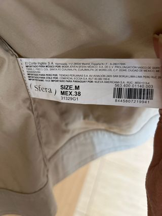 Chaqueta Beige Hombre