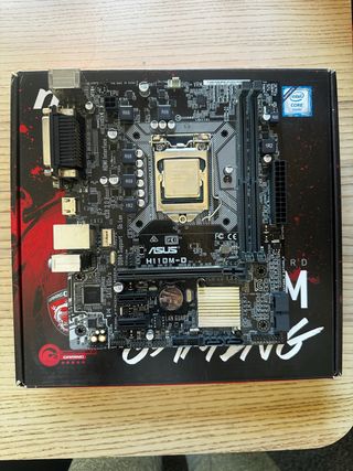 Placa Base ASUS H110M-D + Procesador