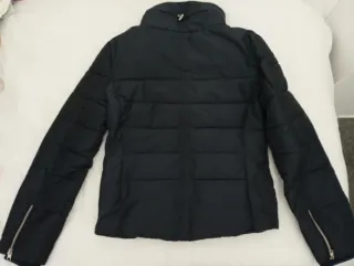 Abrigo acolchado azul marino oscuro T.L