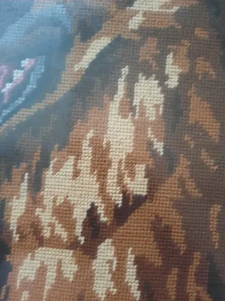 Cuadro medio punto pastor alemán