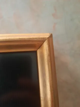 Cuadro medio punto pastor alemán