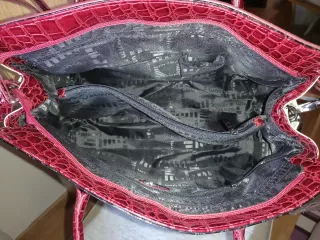 Borsa tipo Hermes scintillante a 3 tonalità