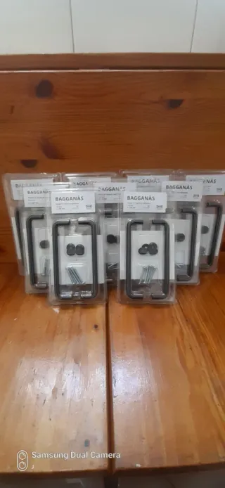 18 tiradores negros para muebles