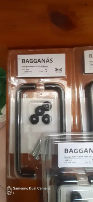 18 tiradores negros para muebles