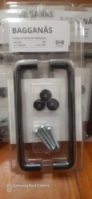 18 tiradores negros para muebles