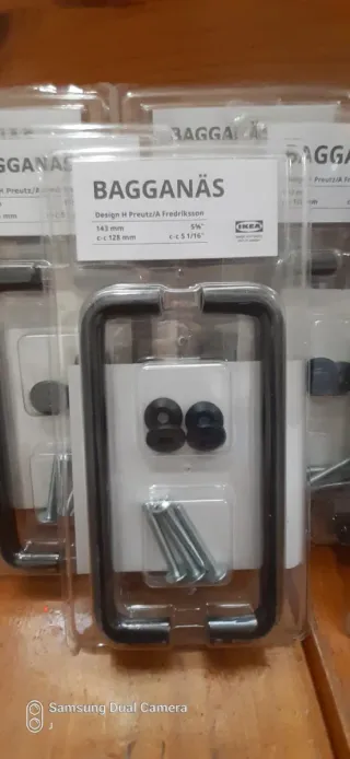 18 tiradores negros para muebles