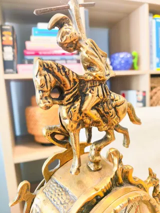 Reloj de Sobremesa Vintage Estilo Rococó/Clásico