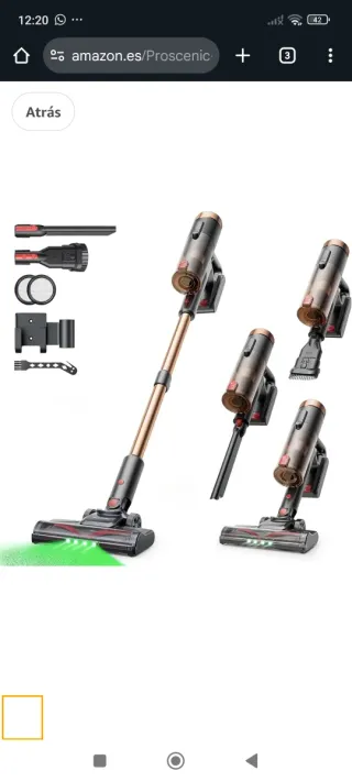 Cuerpo Motor Aspirador Proscenic P11