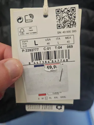 Chaleco Cortefiel Negro