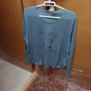 Pijama mujer gris XL Need Coffee