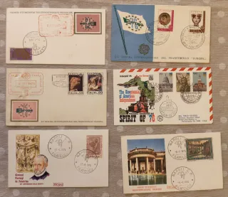 Cartoline e buste San Marino, Malta, Finlandia