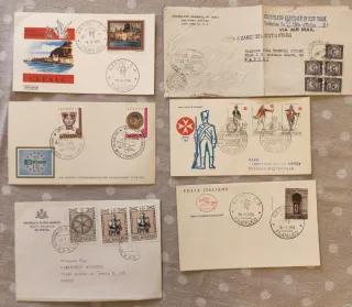 Cartoline e buste San Marino, Malta, Finlandia
