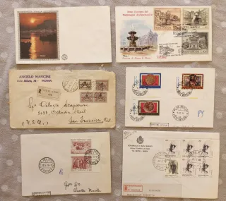 Cartoline e buste San Marino, Malta, Finlandia