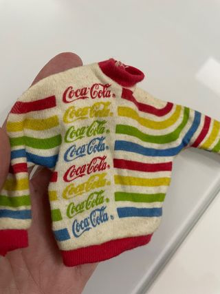 Maglione Barbie Vintage Coca-Cola 1986.