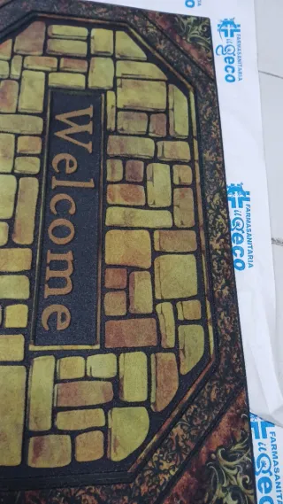 Zerbino Welcome effetto pietra