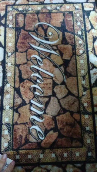 Zerbino Welcome effetto pietra