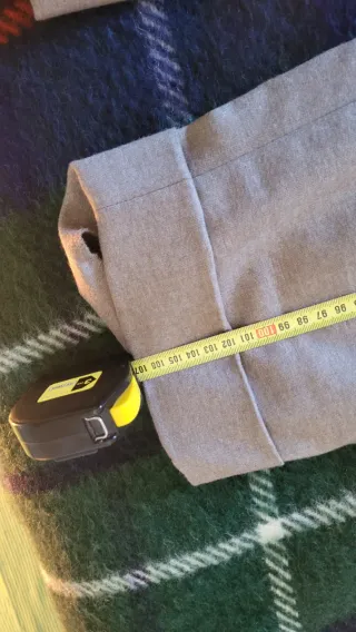 Pantalón Massimo Dutti Pinzas Beige Mujer