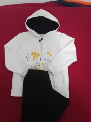 Completo felpa bambina 36 mesi idexe'