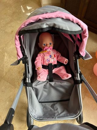 Cochecito de muñeca 3 en 1