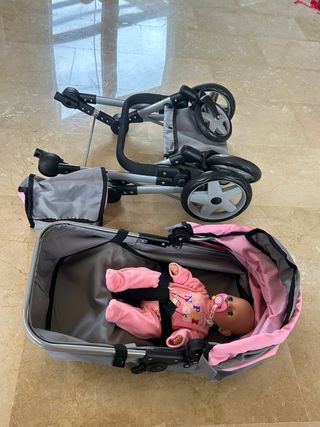 Cochecito de muñeca 3 en 1