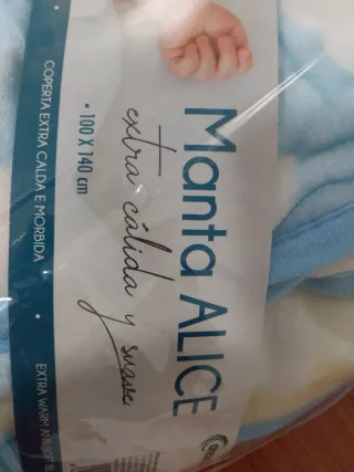 Manta polar Alice 100x140 cm