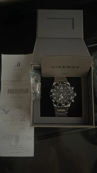 Reloj Viceroy Plata Nuevo con Factura