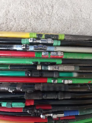 Lote de cañas de pesca