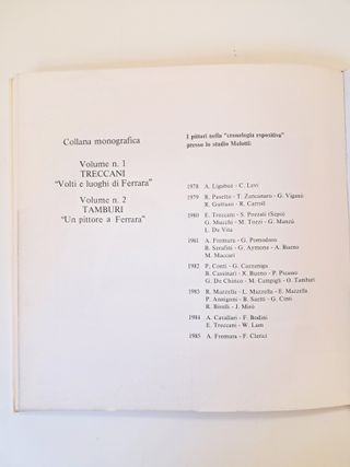 Orfeo Tamburi, Un Pittore A Ferrara 1985 Libro