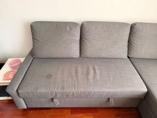Sofá Cama Chaise Longue Gris