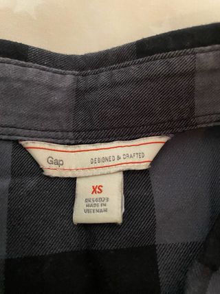 Camisa de cuadros Gap Talla XS