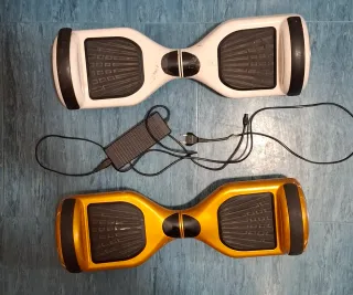 Hoverboard Blanco y Dorado + Cargador