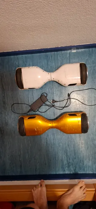 Hoverboard Blanco y Dorado + Cargador