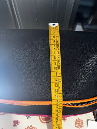 Bolso Desigual Negro y Rosa