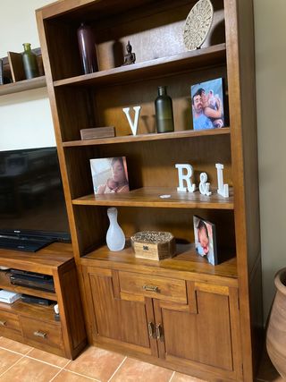 Muebles de salón teka macizos Banak colonial