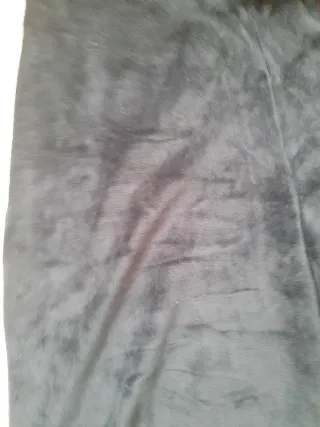 Pantalón Palazzo Mujer Terciopelo Negro XL