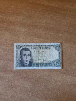 Billete 5 Pesetas Banco de España de 1951