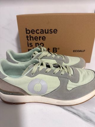 Zapatillas ECOALF grises y verdes