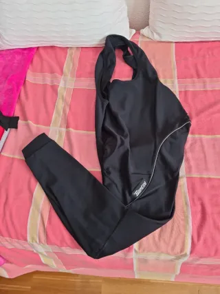 Conjunto Ciclismo Invierno Rojo y Negro