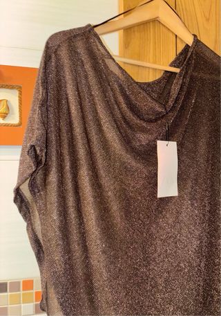 Capa Zara Hilo Metalizado Talla Única