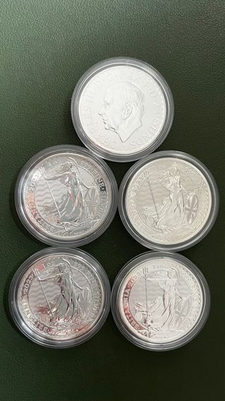Britannia 1oz Plata 2023 - 5 Monedas