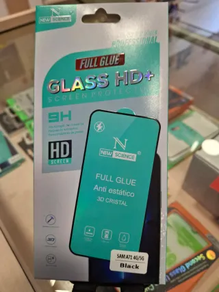 Samsung A71 4G/5G Negro Templado