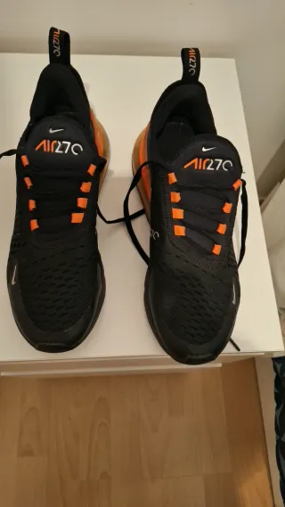 Nike Air Max 270 Zapatillas Negras Naranja