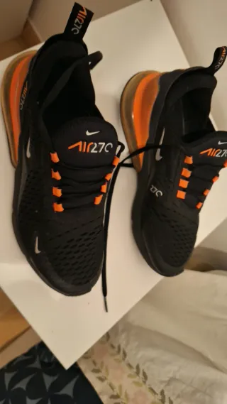 Nike Air Max 270 Zapatillas Negras Naranja