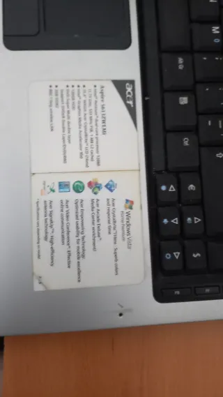 Vendo portatil acer aspire 5613zwlmi para piezas