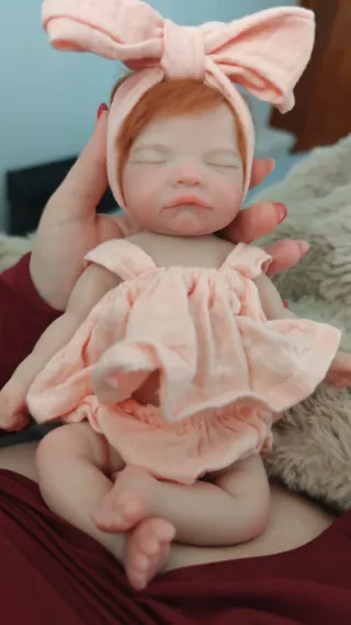 Muñeca Reborn Silicona Flexible 25cm