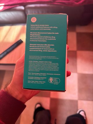 Ring Cámara Exterior Recargable