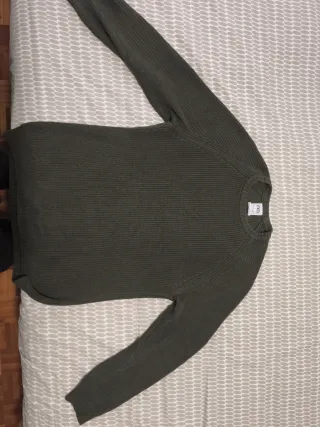 Jersey Zara Hombre Verde Militar Talla M