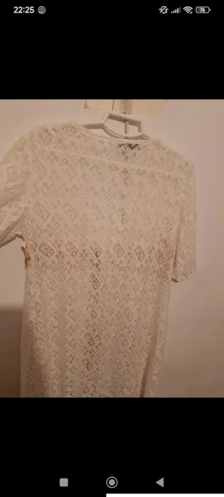 Sobrecamisa Koton blanca talla única